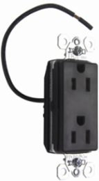 PlugTail Tamper-Resistant Split Circuit Receptacle, 20A, 125V, 1.5 Inch Width