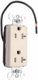 PlugTail Tamper-Resistant Split Circuit Receptacle 20A 125V 2.6 Inch Height