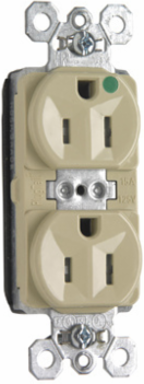 PlugTail® Hospital Grade Receptacle 15A 125V - 2.75 Inch Height, Ivory