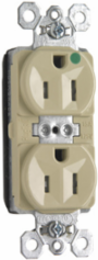 PlugTail® Hospital Grade Receptacle 15A 125V - 2.75 Inch Height, Ivory