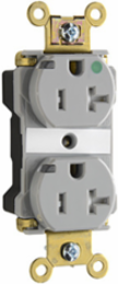 PlugTail® 20A 125V Red Hospital-Grade Duplex Receptacle, 1.625 Inch Width, 2.75 Inch Height