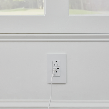 15A Tamper Resistant USB Type-C Outlet, 30W Power, White