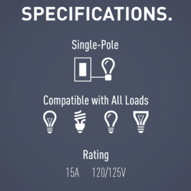 radiant® Two Single-Pole Switches, White