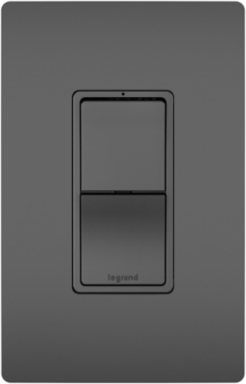 radiant® Two Single Pole/3-Way Switches, Black