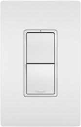 radiant® Two Single Pole/3-Way Switches, White