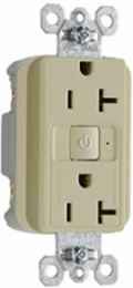 20A 125V Wireless RF Half-Control Receptacle, Ivory, 2.68 Inch Height
