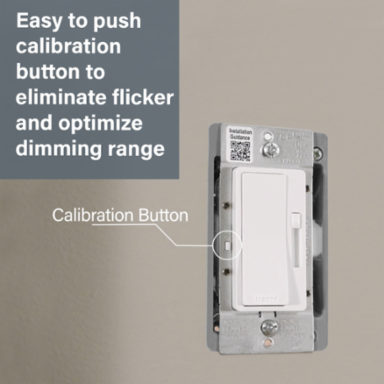 radiant® LED Advanced 150W Single Pole 3-Way Dimmer, Light Almond