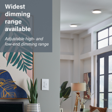 radiant® LED Advanced 150W Single Pole 3-Way Dimmer, Light Almond