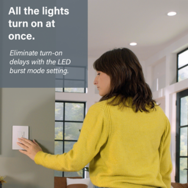 radiant® LED Advanced 150W Single Pole 3-Way Dimmer, Light Almond