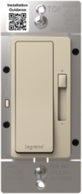 radiant® LED Advanced 150W Single Pole 3-Way Dimmer, Light Almond