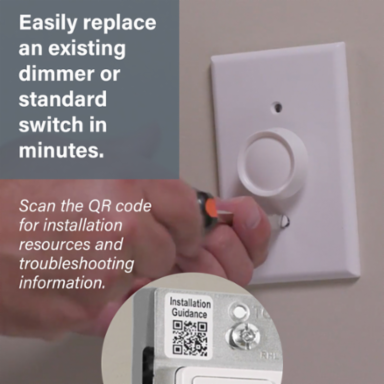 radiant® LED Advanced 150W Single Pole 3-Way Dimmer, Light Almond