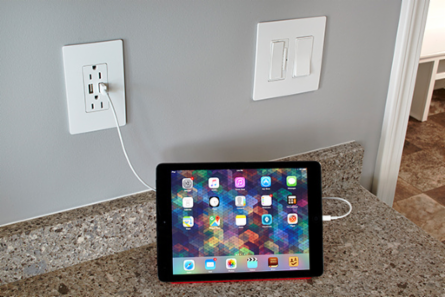 radiant® 2-Gang Screwless Wall Plate White