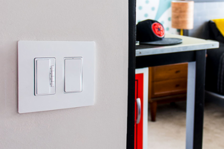 radiant® 2-Gang Screwless Wall Plate White