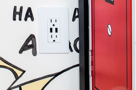 radiant® 1-Gang Screwless Wall Plate, White