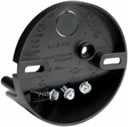 4 Inch Round Direct Mount Ceiling Fan Box, UL Listed, Impact-Resistant Noryl