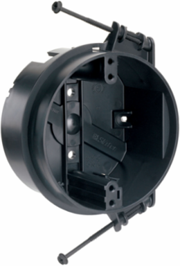 4 Inch Round Ceiling Box, Impact-Resistant Noryl, UL Listed for Fan Support