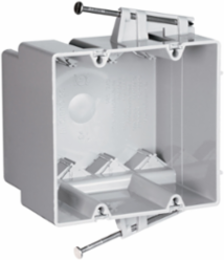 Double Gang Switch and Outlet Box, 3 Inch Depth, 100 Pack