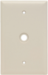 Junior Jumbo Thermoset Wall Plate 0.53 Inch Opening, Light Almond, 4.87 Inch Height