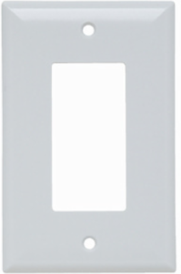 Junior Jumbo Thermoset Wall Plate, 1 Decorator Opening, 4.87 Inch x 3.125 Inch