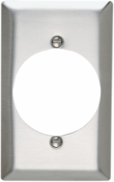 1-Gang 302/304 Stainless Steel Wall Plate, 4.5 Inch Height, 2.75 Inch Width