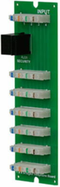 6-Port Telephone Distribution Module, 2.875" x 5.875" x 1.0", RJ31X Port