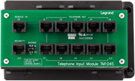10-way RJ45 Telephone Module with RJ31X TM1045