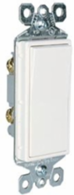 TradeMaster Decorator Switch 15A 120/277V White