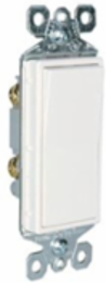 TradeMaster Decorator Switch 15A 120/277V White