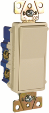 TradeMaster 15A 4-Way Decorator Switch, Light Almond, NAFTA Compliant