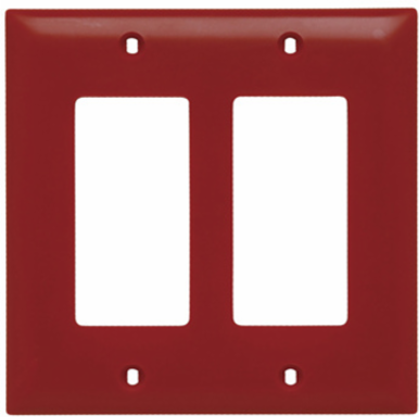 TradeMaster 1-Gang Nylon Wall Plate, Brown, 4.6875 Inch Height, 2.9375 Inch Width