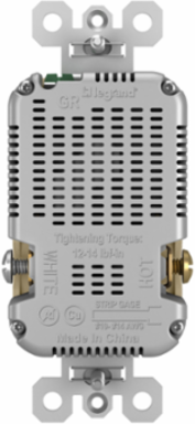 15A 125V Hospital-Grade Tamper-Resistant Duplex Receptacle with USB A/C Ports, Ivory