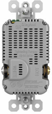 15A 125V Tamper-Resistant Duplex Receptacle, Black, USB A/C Ports, 1.425 Inch Depth