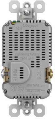 15A 125V Tamper-Resistant Duplex Receptacle with USB Ports, Light Almond