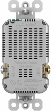 15A Tamper-Resistant Duplex Receptacle with USB Ports, Light Almond