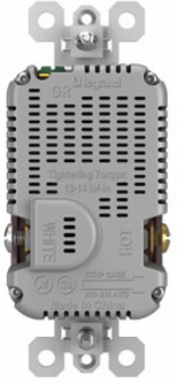 15A 125V Tamper-Resistant Receptacle, Brown with 2 USB Type-C Ports