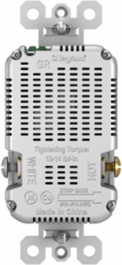 20A 125V Hospital-Grade Tamper-Resistant Receptacle with USB Ports, White
