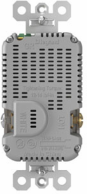 20A 125V Tamper-Resistant Duplex Receptacle with USB Ports, Gray