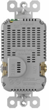 20A 125V Tamper-Resistant Duplex Receptacle, Ivory, 2.677 Inch Height, USB A/C Ports