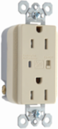 Tamper-Resistant Heavy Duty Surge Protective Duplex Receptacle 15A 125V Ivory
