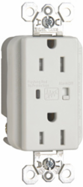 Heavy Duty Tamper-Resistant Surge Protective Duplex Receptacle, 15 Amp 125 Volt