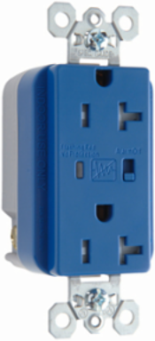 20A 125V Heavy Duty Tamper-Resistant Duplex Receptacle, 1.7 Inch Width