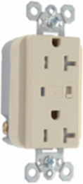 20A 125V Extra Heavy Duty Tamper-Resistant Surge Protective Duplex Receptacle, 1.4 Inch Depth, 1.7 Inch Width, 2.75 Inch Height