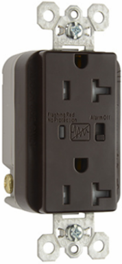 20A 125V Extra Heavy Duty Tamper-Resistant Duplex Receptacle, 1.7 Inch Width