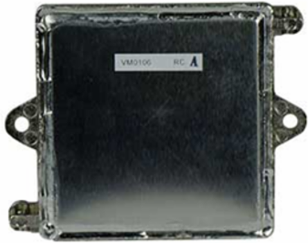 6-Way Vertical Coax Splitter 1 GHz, 2.39 Inch x 3.43 Inch x 1.13 Inch, Cast Alloy