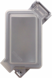 Weatherproof Cover, 3.47 Inch Width, Frosted Plastic, Extra-Duty