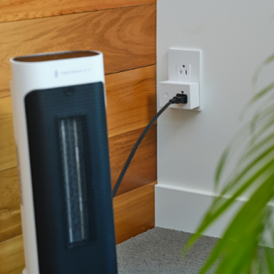 Smart Plug-In Switch, 120V, Polycarbonate, Wireless Compatible, White