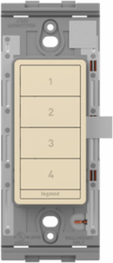 radiant® Wireless Smart Scene Controller with Netatmo, Light Almond