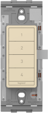radiant® Wireless Smart Scene Controller with Netatmo, Light Almond