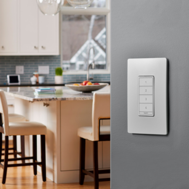 radiant® Wireless Smart Scene Controller with Netatmo, Nickel
