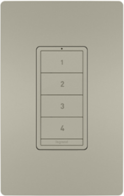 radiant® Wireless Smart Scene Controller with Netatmo, Nickel
